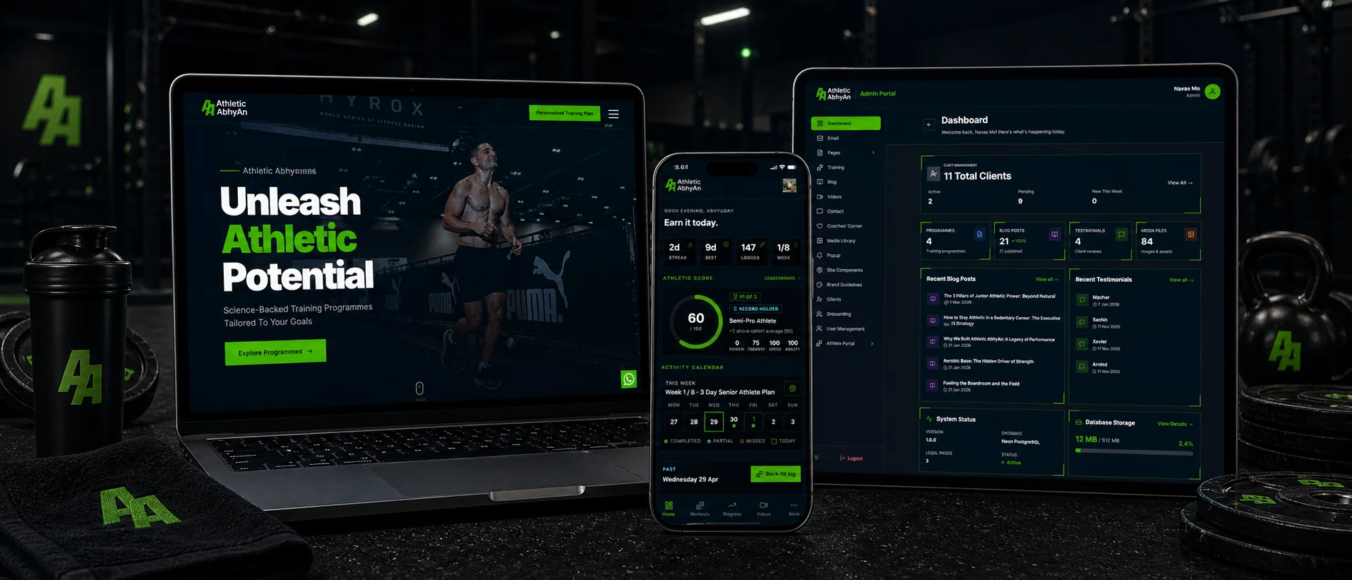 Athletic AbhyAn digital product platform